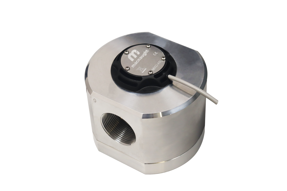Positive displacement flow meter with pulse output for fuel measurement