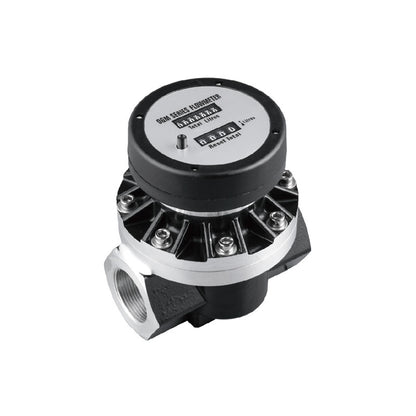 RAZQUIP OGM series mechanical diesel flow meter with full aluminium body and 4-digit mechanical counter